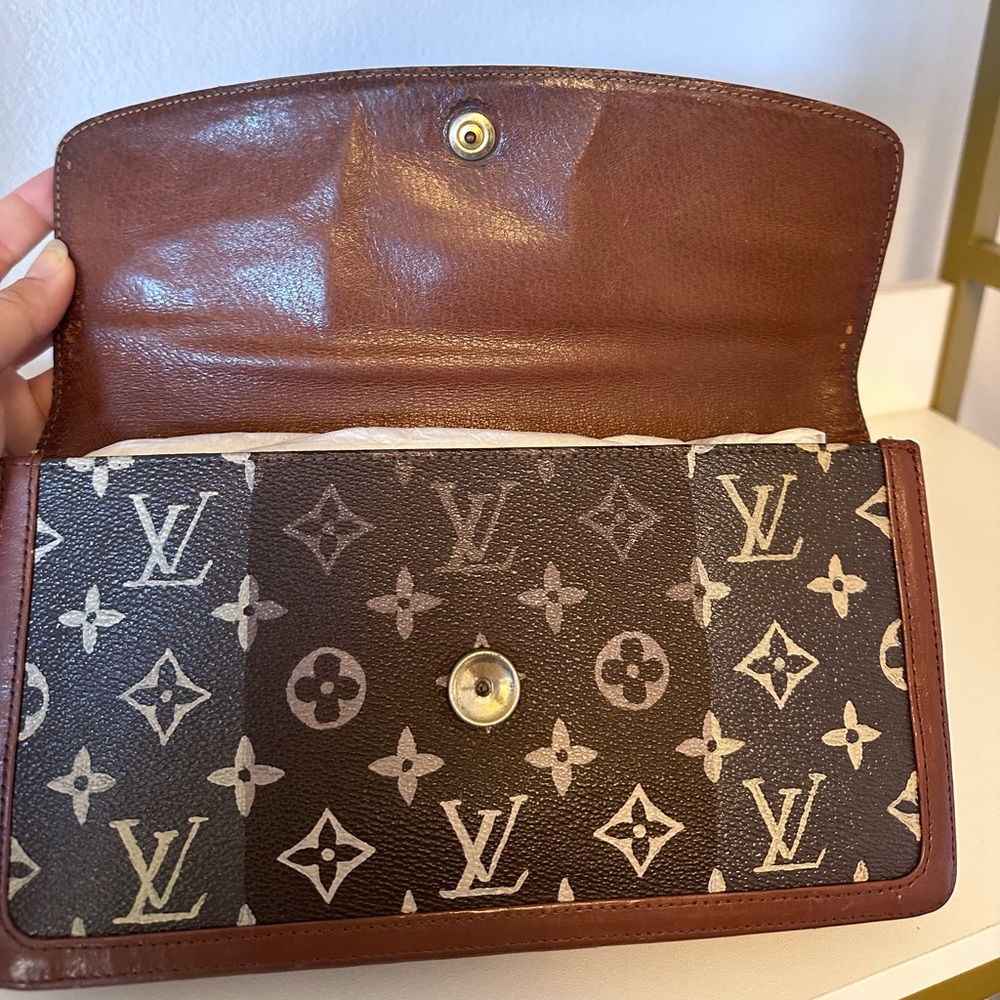Authentic Pre-1980s Louis Vuitton Pochette clutch *READ DESCRIPTION*